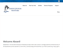 Tablet Screenshot of marinemuseum.ca
